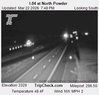 I-84 at North Powder live webcam